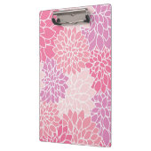 Porte-bloc Fleurs Dahlia, Motif De Fleurs, Dahlia Rose (Gauche)