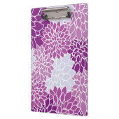Porte-bloc Fleurs Dahlia, Motif De Fleurs, Dahlia Violet (Gauche)