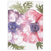 Porte-bloc Fleurs d'aquarelle (Dos)