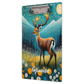 Porte-bloc Fleurs de cerfs mignons Imaginaire de prairie (Gauche)