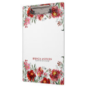 Porte-bloc Fleurs de jardin rouge foncé (Gauche)