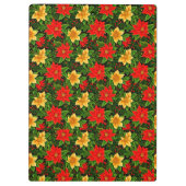 Porte-bloc Fleurs de Noël Motif sans couture-69956 (Dos)