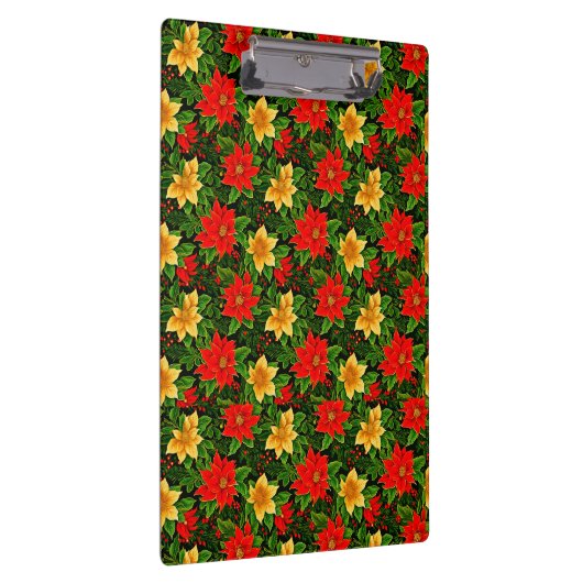 Porte-bloc Fleurs de Noël Motif sans couture-69956 (Swatch)