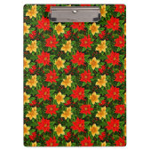 Porte-bloc Fleurs de Noël Motif sans couture-69956 (Devant)
