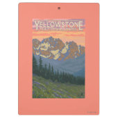 Porte-bloc Fleurs de ressort - parc national de Yellowstone (Dos)