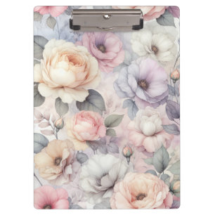 Porte-bloc Fleurs de rose élégantes