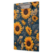 Porte-bloc Fleurs de soleil (Gauche)