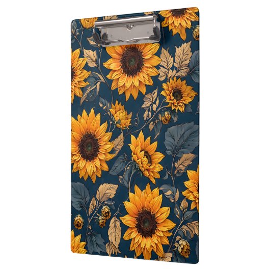 Porte-bloc Fleurs de soleil (Gauche)