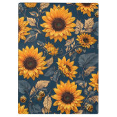 Porte-bloc Fleurs de soleil (Dos)