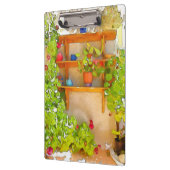 Porte-bloc Fleurs d'eau (Gauche)