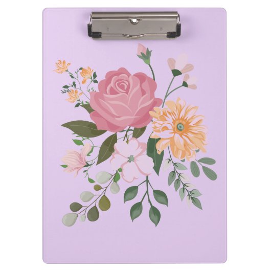 Porte-bloc Fleurs d'eau (Devant)