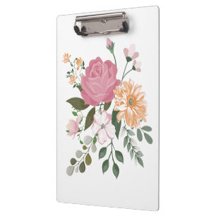 Porte-bloc Fleurs d'eau