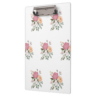 Porte-bloc Fleurs d'eau