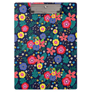 Porte-bloc Fleurs Décoratives Et Feuille Motif-48675