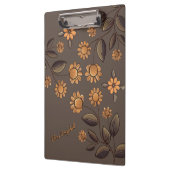 Porte-bloc Fleurs d'or (Gauche)