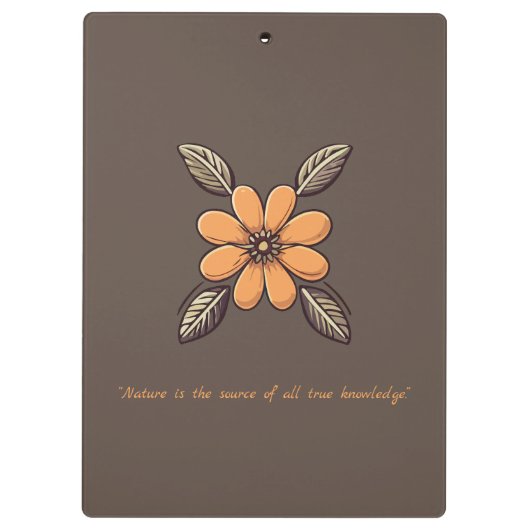 Porte-bloc Fleurs d'or (Dos)