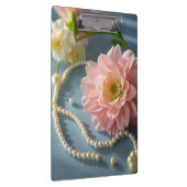 Porte-bloc Fleurs élégantes et perles (Swatch)