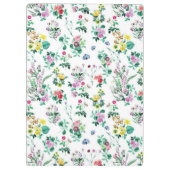 Porte-bloc Fleurs estivales personnalisées légères et jolies (Dos)