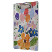 Porte-bloc Fleurs et ballons (Gauche)