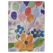 Porte-bloc Fleurs et ballons (Dos)