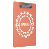 Porte-bloc Fleurs Et Coeurs Nom (Swatch)