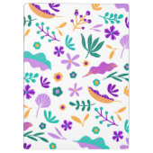 Porte-bloc Fleurs et Feuilles modernes mignons (Dos)