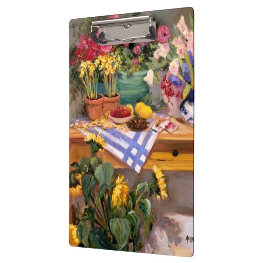 Porte-bloc Fleurs fraîches I (Gauche)