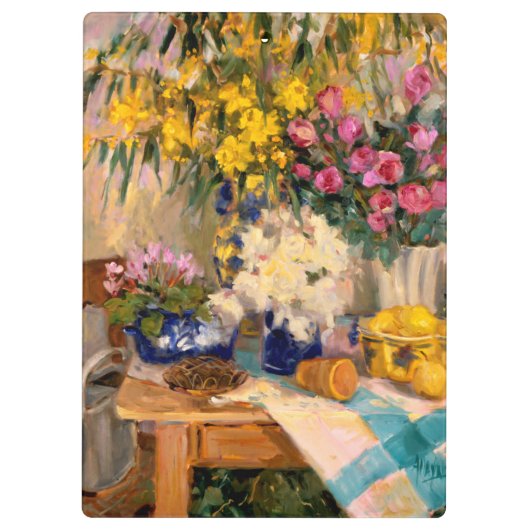 Porte-bloc Fleurs fraîches II (Dos)