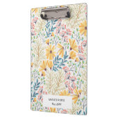 Porte-bloc Fleurs Jaune Bleu Clair (Gauche)