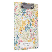 Porte-bloc Fleurs Jaune Bleu Clair (Swatch)