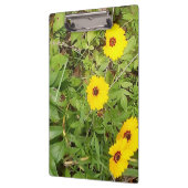 Porte-bloc Fleurs jaunes