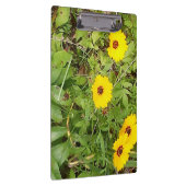 Porte-bloc Fleurs jaunes