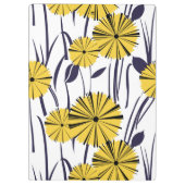 Porte-bloc Fleurs jaunes (Dos)