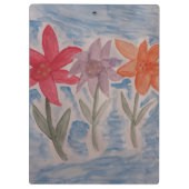Porte-bloc Fleurs Lily (Dos)