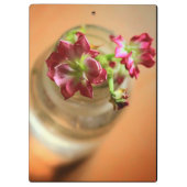 Porte-bloc Fleurs Magenta (Dos)