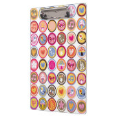 Porte-bloc fleurs mignonnes, oiseaux, motif de coeurs (Gauche)