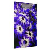 Porte-bloc Fleurs numériques Bleues et Blancs (Swatch)