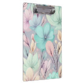 Porte-bloc Fleurs pastel et Feuilles sur Arrière - plan viole (Swatch)