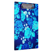 Porte-bloc Fleurs Rose bleu classique Motif-876 (Swatch)
