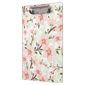 Porte-bloc Fleurs roses (Gauche)