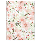 Porte-bloc Fleurs roses (Dos)