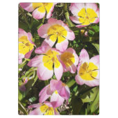 Porte-bloc Fleurs roses et jaunes (Dos)