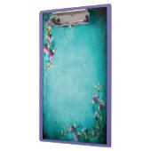 Porte-bloc Fleurs roses florales victoriennes élégantes (Gauche)