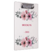 Porte-bloc Fleurs roses modernes (Swatch)