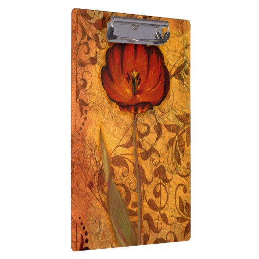 Porte-bloc Fleurs rouges I (Swatch)