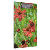 PORTE-BLOC FLEURS ROUGES RUDBECKIA (Swatch)