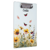 Porte-bloc Fleurs sauvages colorés et papillons (Swatch)