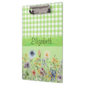 Porte-bloc Fleurs sauvages dans le vert (Gauche)