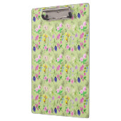 Porte-bloc Fleurs sauvages d'aquarelle délicats sur vert (Gauche)