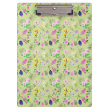 Fleurs sauvages d'aquarelle délicats sur vert